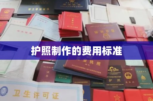 九龙坡护照制作的费用标准