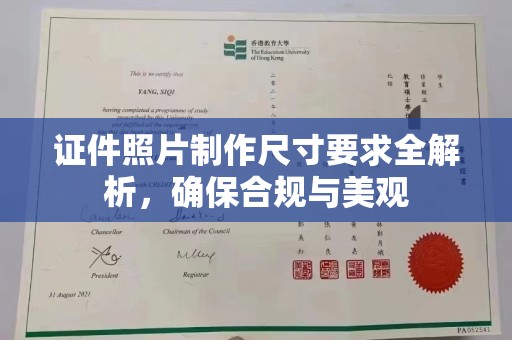 九龙坡证件照片制作尺寸要求全解析，确保合规与美观