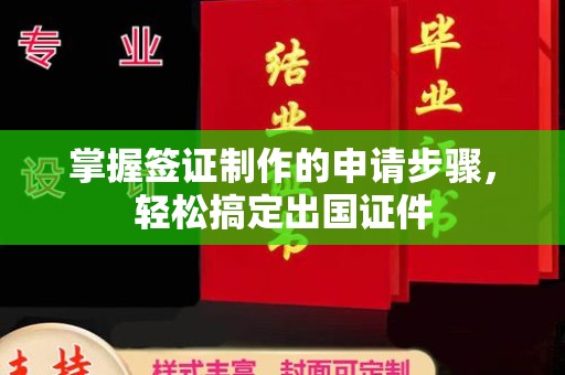 九龙坡掌握签证制作的申请步骤，轻松搞定出国证件